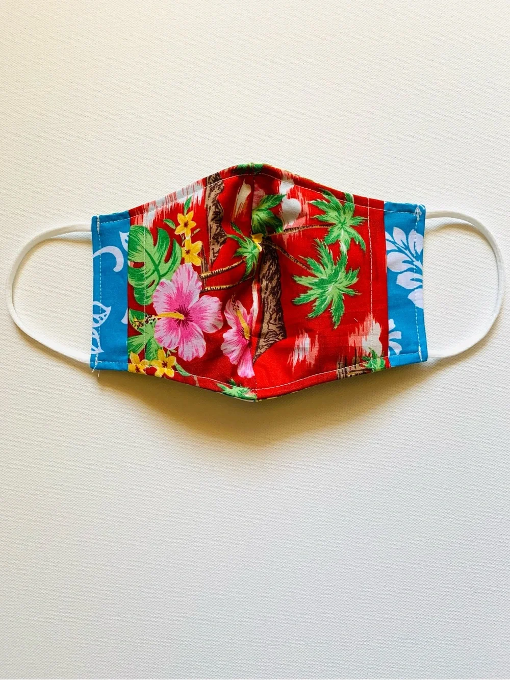 NEW Handmade Green Turtle Honu Print Kids Cotton Face Mask
